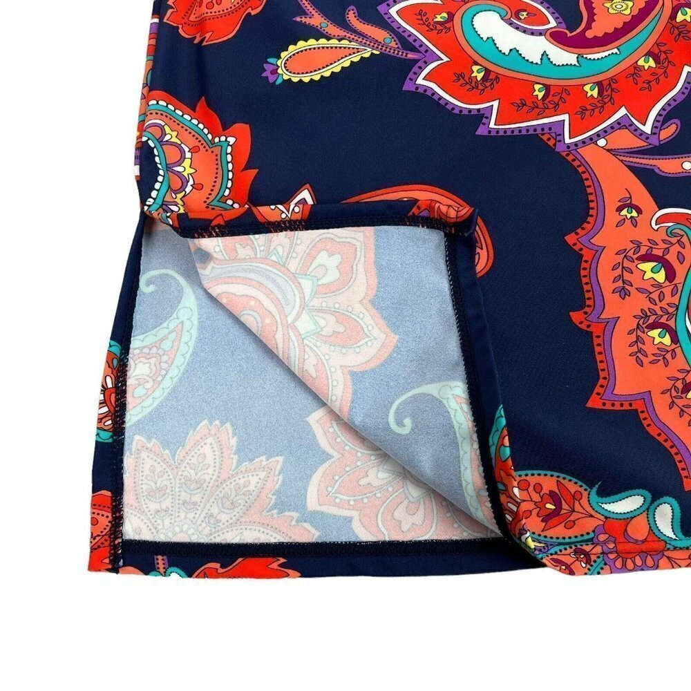 Mazu Swim Womens Cover Up Paisley Floral Print Beach Stretch Medium - Picture 8 of 11